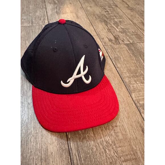 Atlanta Braves Men's Navy Red OC Sport MLB Baseball Cap Size M/L - Picture 3 of 6